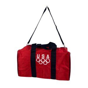 Vintage 3M Team USA 1988 Olympics Red Duffel Bag